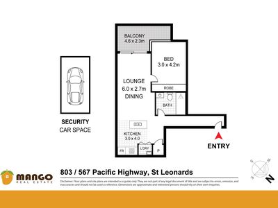 803 / 567 Pacific Highway, St Leonards