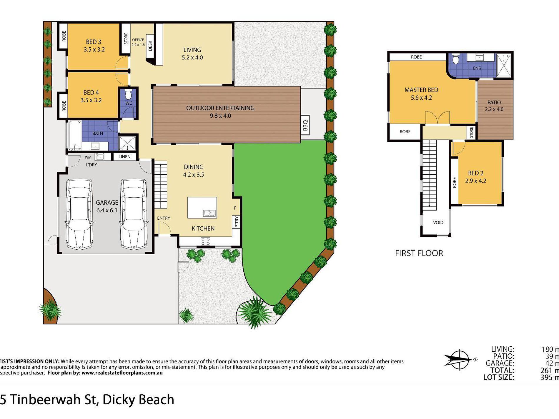 25 Tinbeerwah Street, Dicky Beach Floor Plan