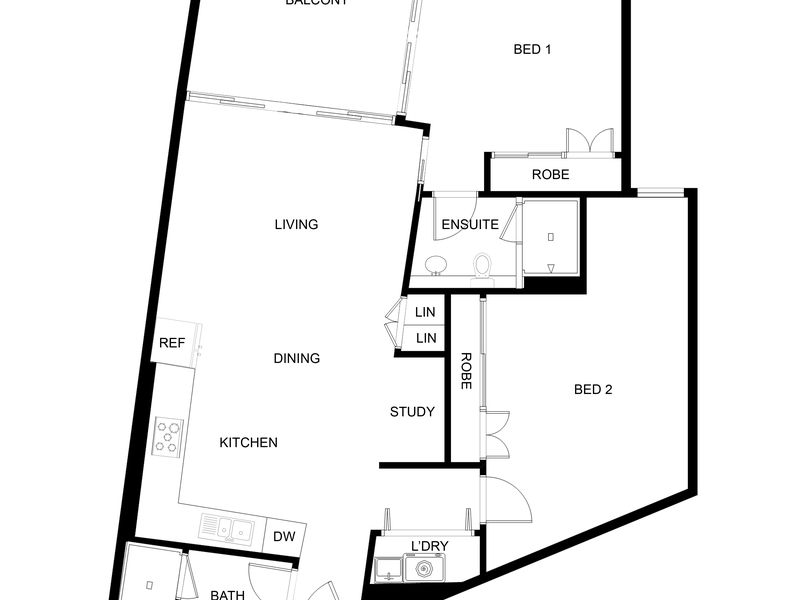 20305/72 Victoria Park Road, Kelvin Grove Floor Plan