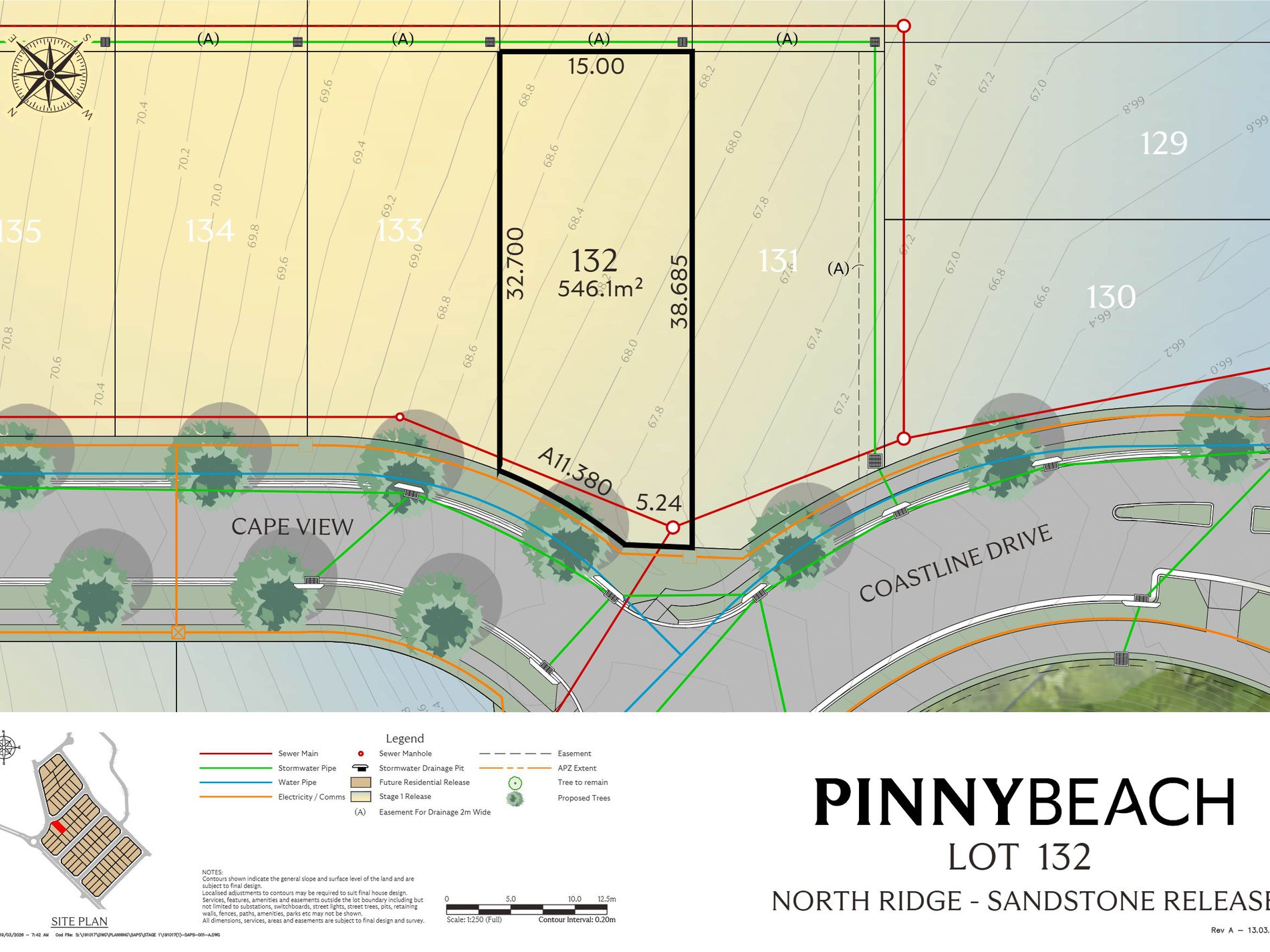 Lot 132, Cape View, Pinny Beach
