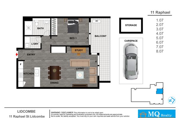 607 / 11 RAPHAEL STREET, Lidcombe