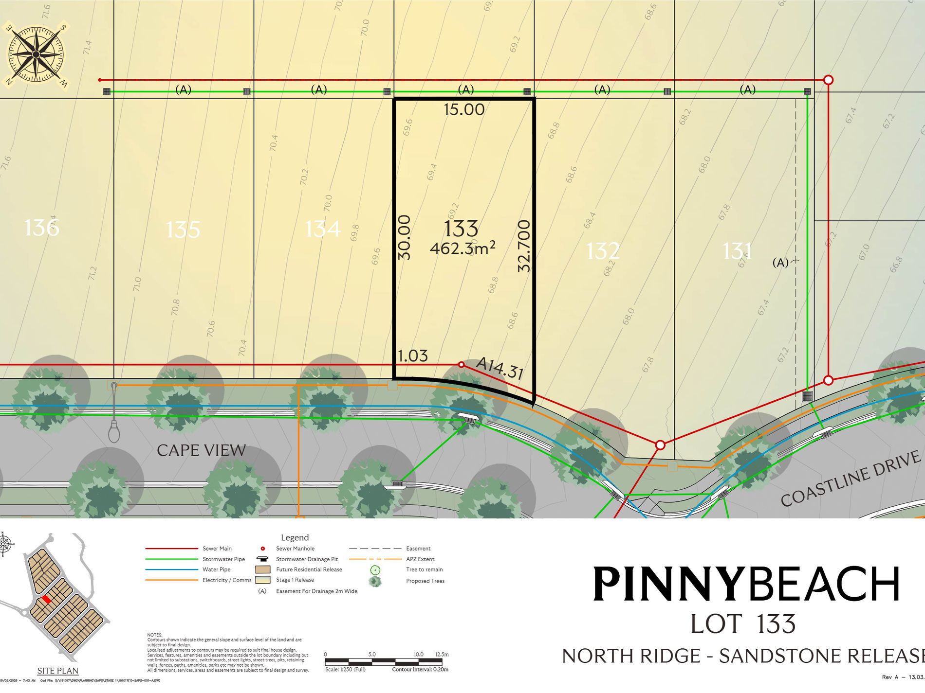 Lot 133, Cape View, Pinny Beach