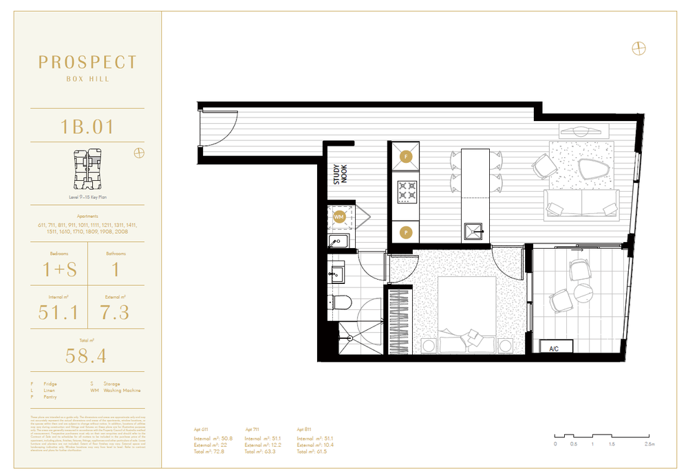 1BED / 9 Prospect St, Box Hill