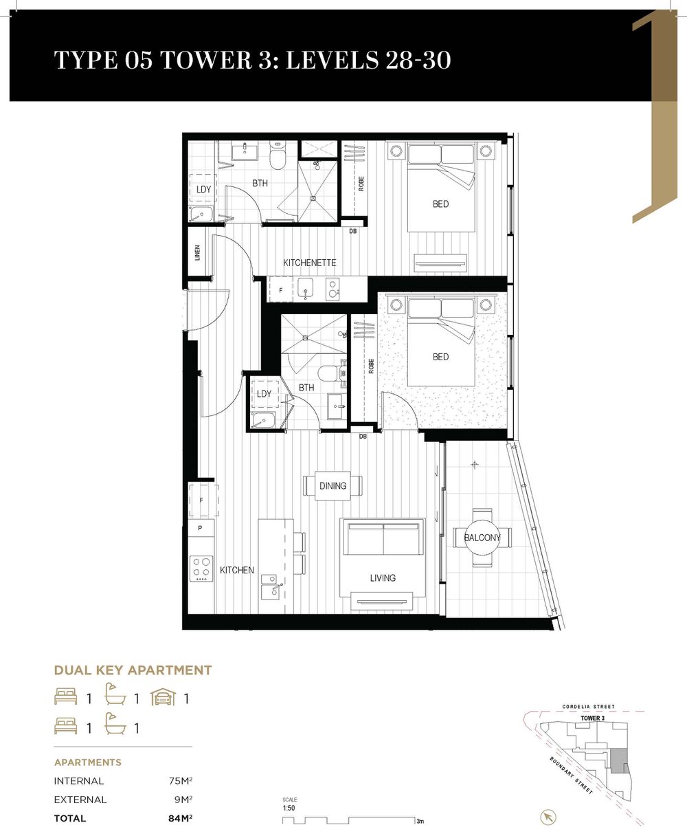 33005 / 1 Cordelia Street, South Brisbane