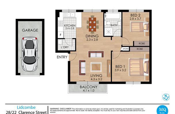 28 / 22 Clarence Street, Lidcombe