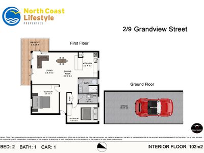 2 / 9 Grandview Street, East Ballina