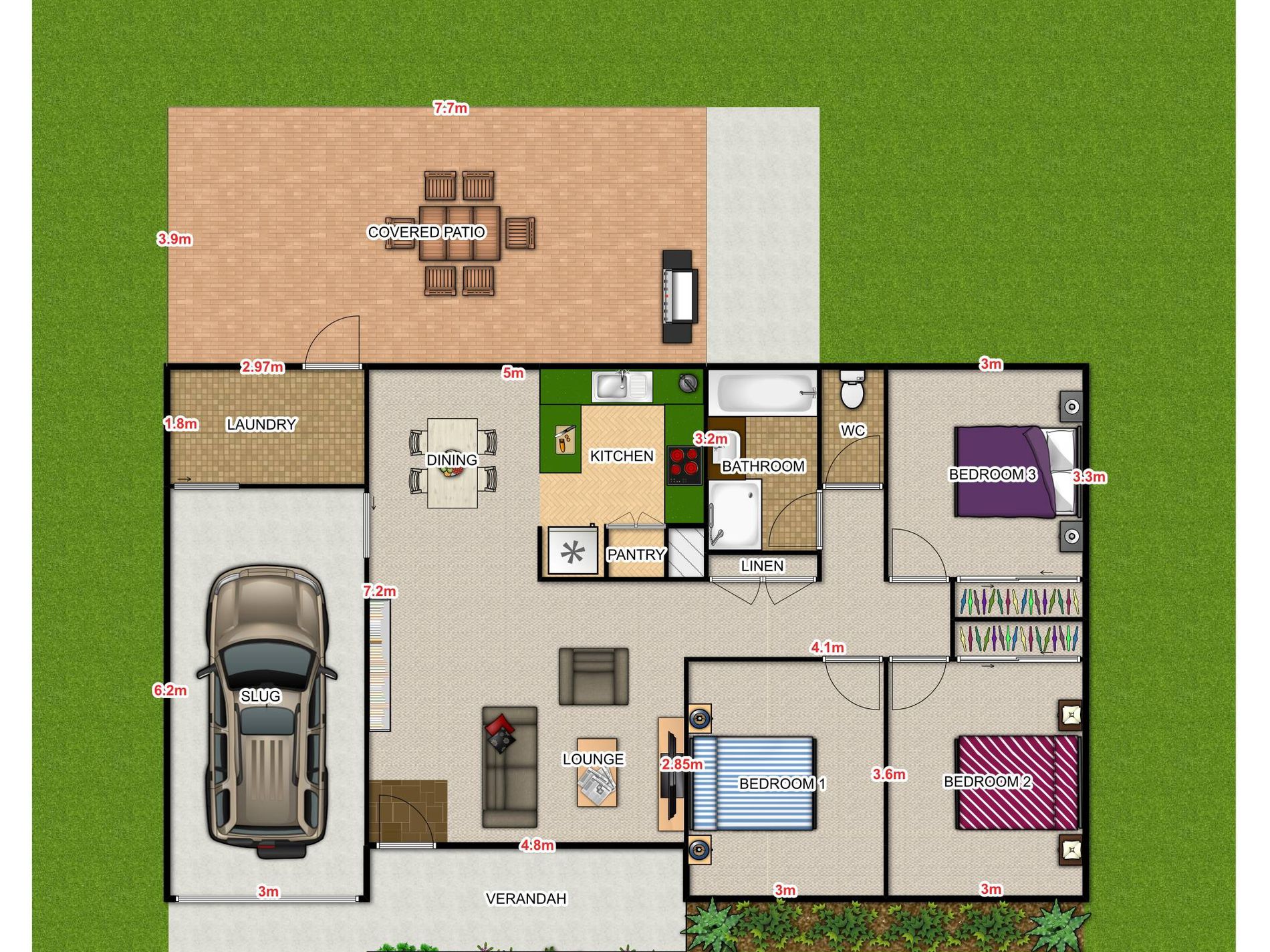 27 Pretella Street, Wurtulla Floor Plan