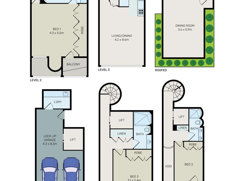 12 / 56 Mount Street, Pyrmont Floor Plan