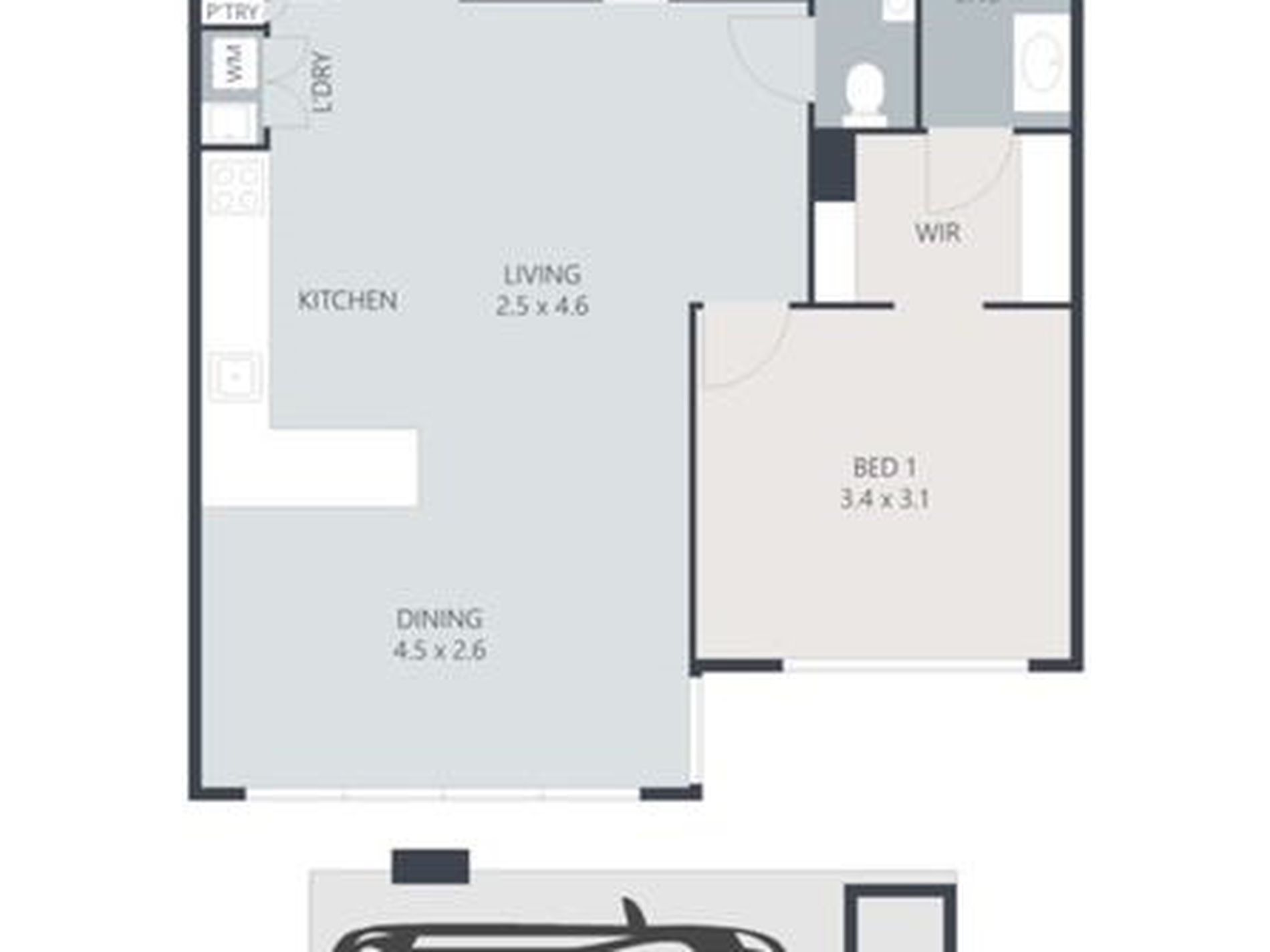 203 / 21 Douglas Street, Mooloolaba Floor Plan