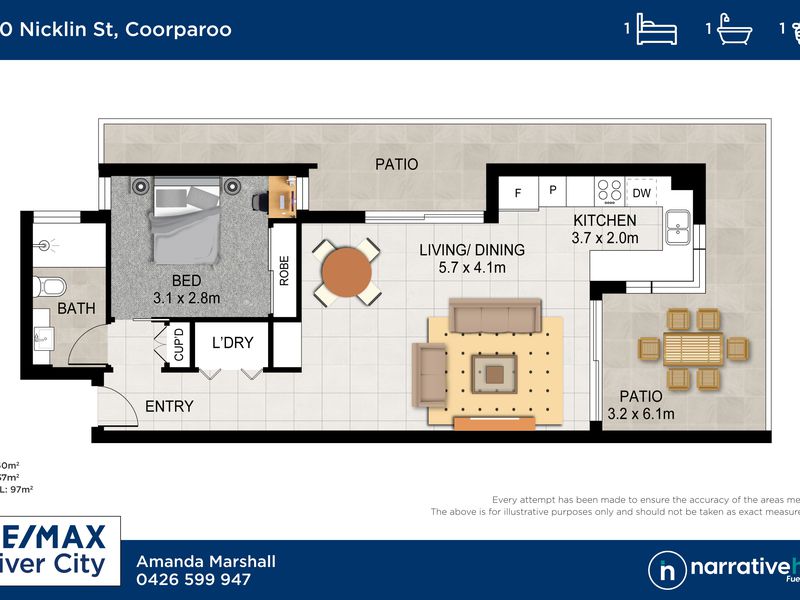 3 / 40 Nicklin Street, Coorparoo Floor Plan