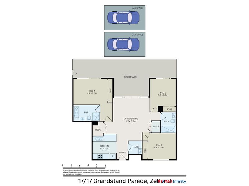 17 / 17 Grandstand Parade, Zetland Floor Plan