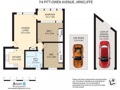 7 / 4  Pittowen Avenue, Arncliffe