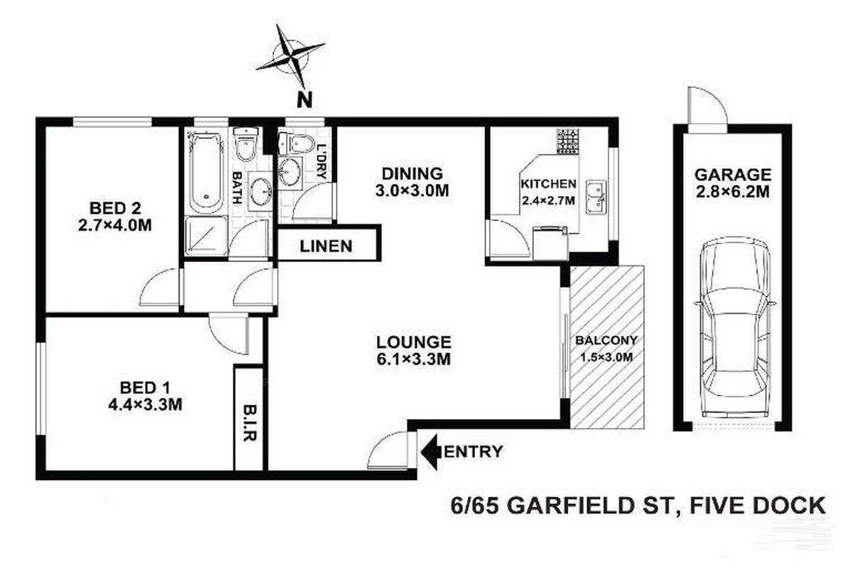 6 / 65 Garfield Street, Five Dock