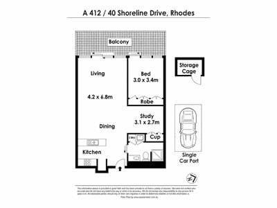 A412 / 40 Shoreline Dr, Rhodes