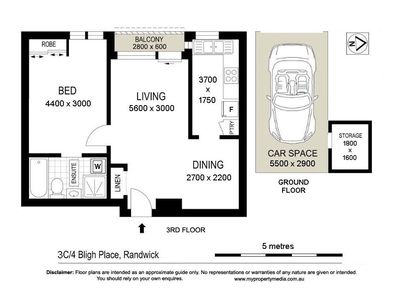 3C / 4 Bligh Place, Randwick