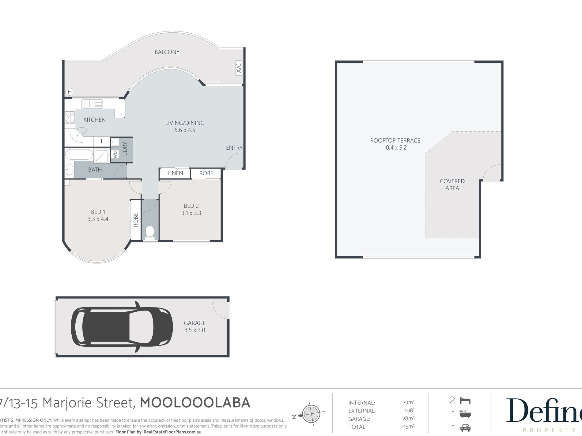 7 / 13-15 Marjorie Street, Mooloolaba Floor Plan