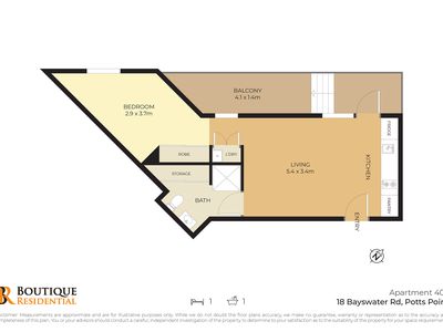 407 / 18 Bayswater Road, Potts Point