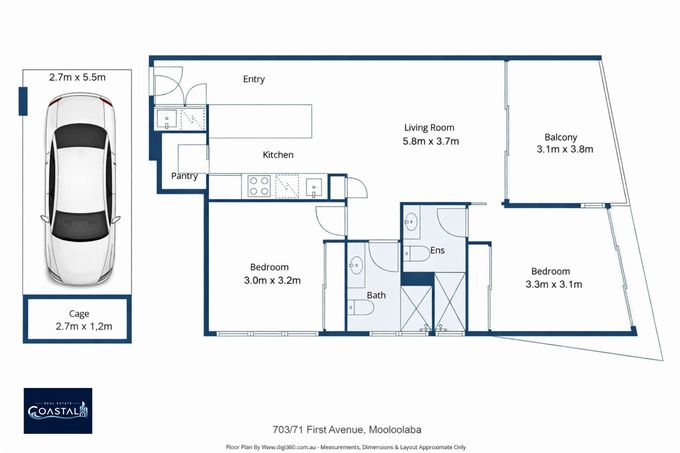 703 / 71 First Avenue, Mooloolaba