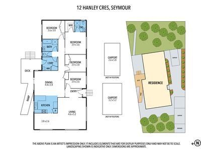 12 HANLEY CRESCENT, Seymour