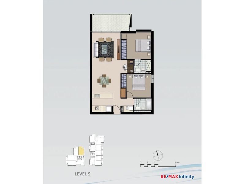 221 / 109-113 George Street, Parramatta Floor Plan