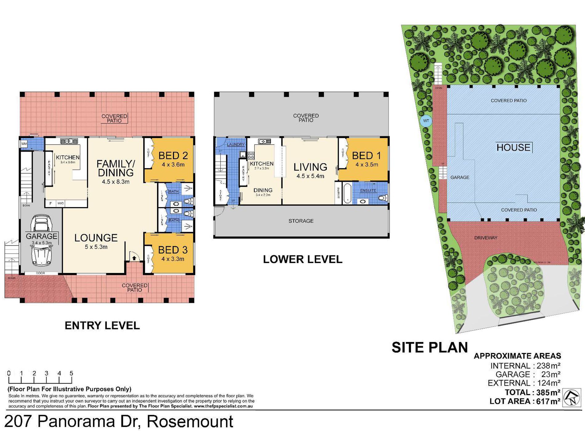207 Panorama Drive, Rosemount Floor Plan