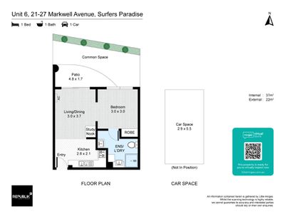 6 / 21-27 MARKWELL AVENUE, Surfers Paradise