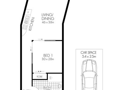 Room 520 / 89-95 The Entrance Road, The Entrance