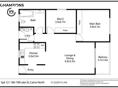 12 / 186 Lake Street, Cairns North