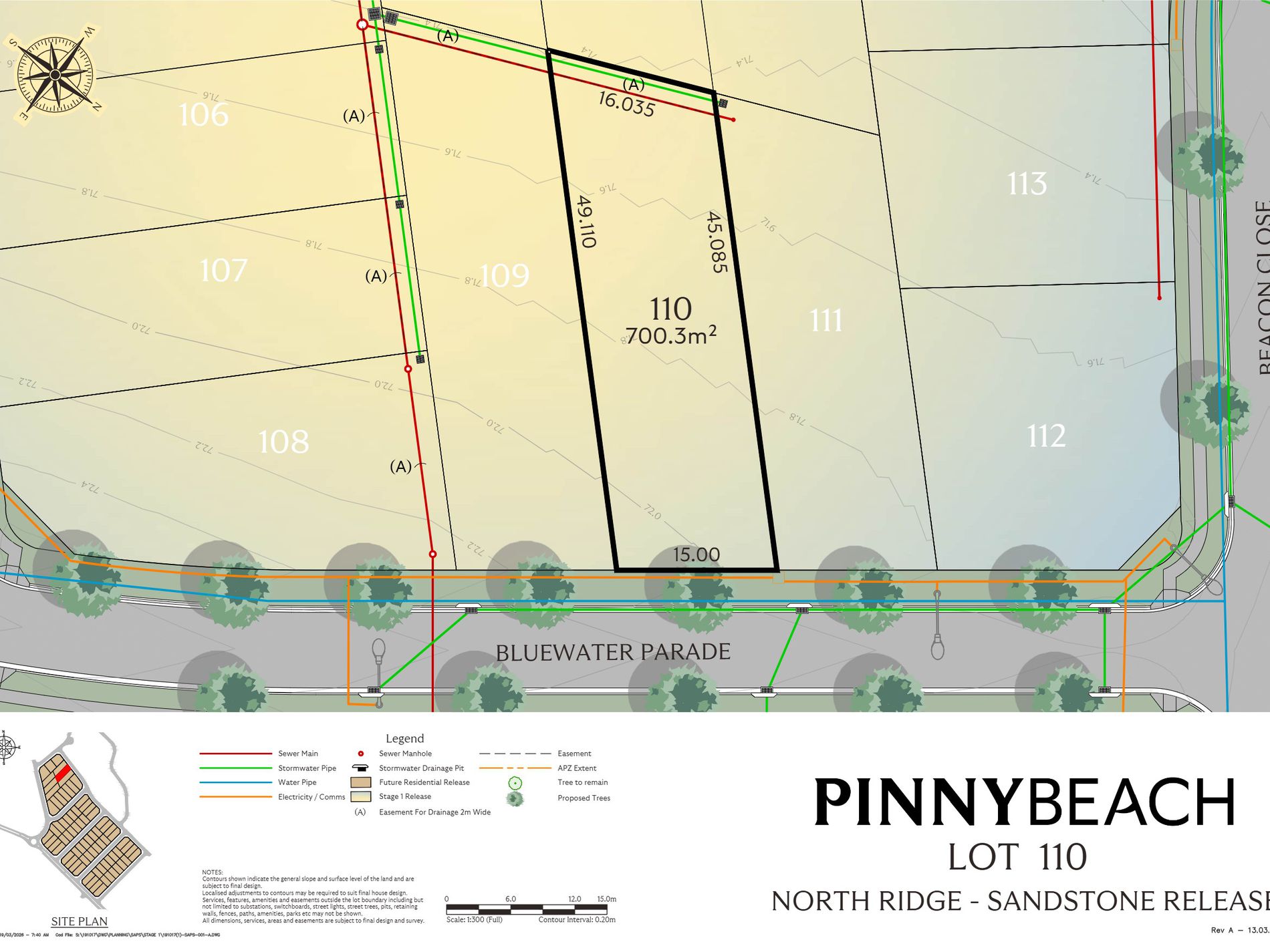 Lot 110, Bluewater Parade, Pinny Beach