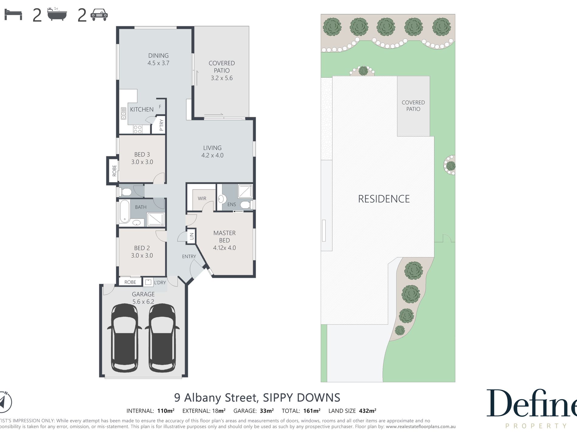 9 Albany Street, Sippy Downs Floor Plan