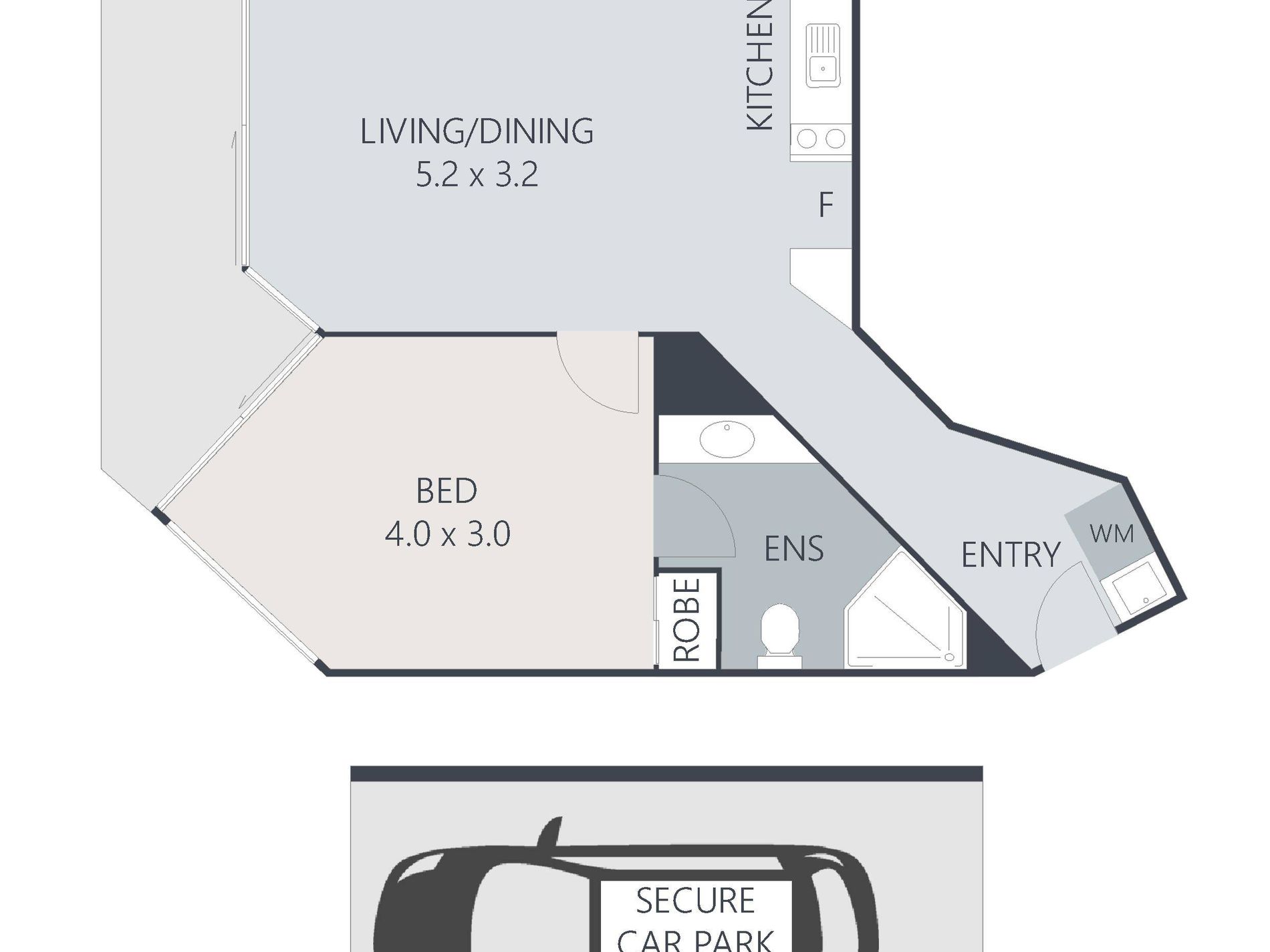 305 / 3 River Esplanade, Mooloolaba Floor Plan