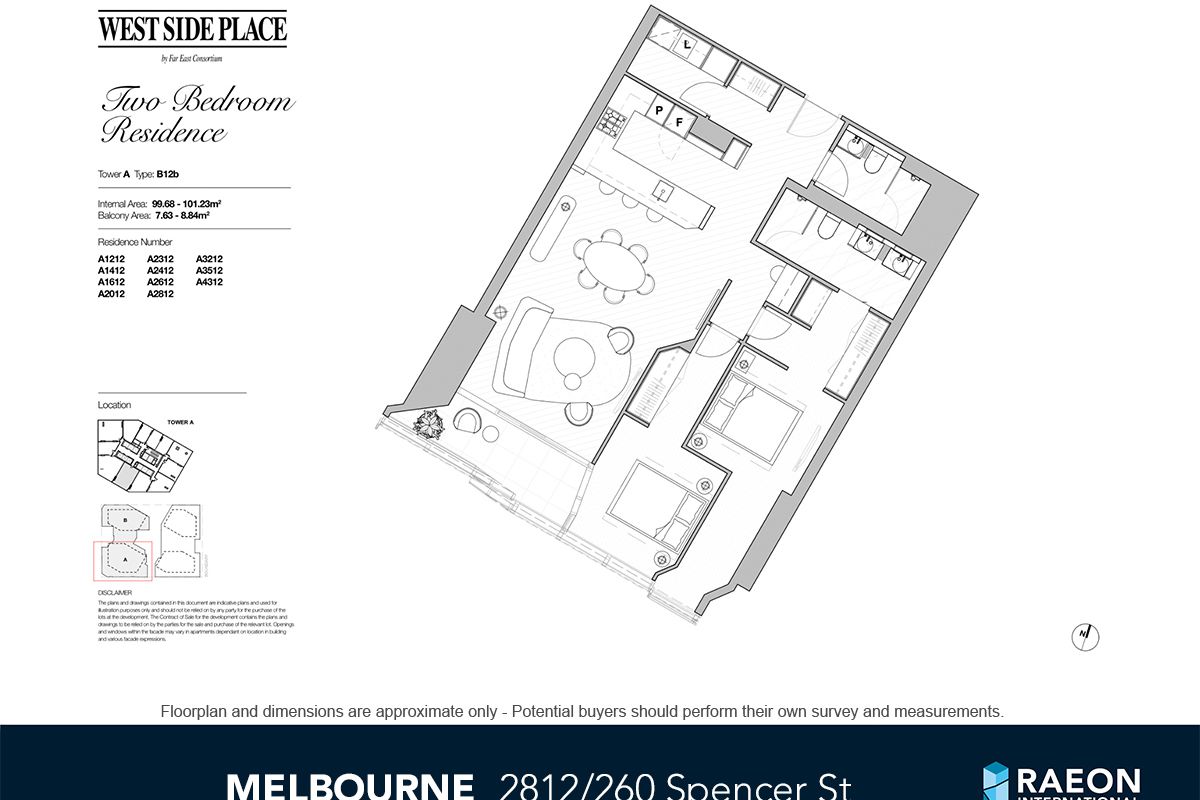 2812 / 260 Spencer St, Melbourne