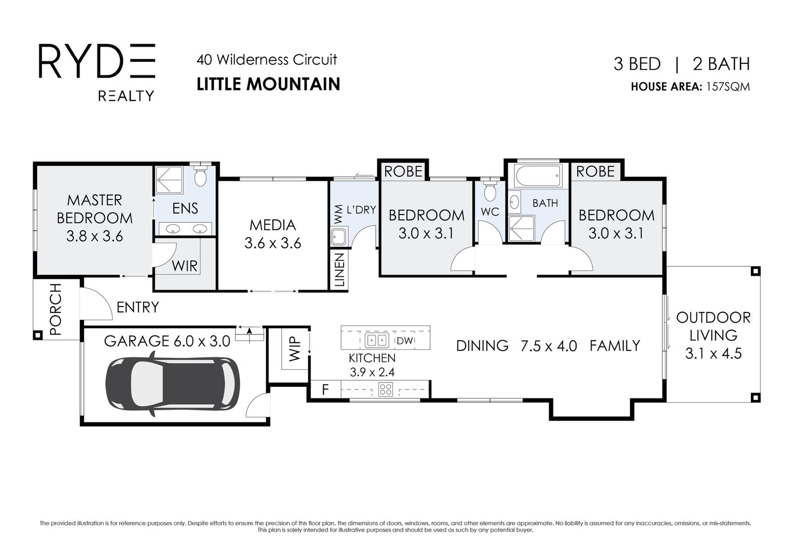 Floorplan, 40 Wilderness Circuit, Little Mountain