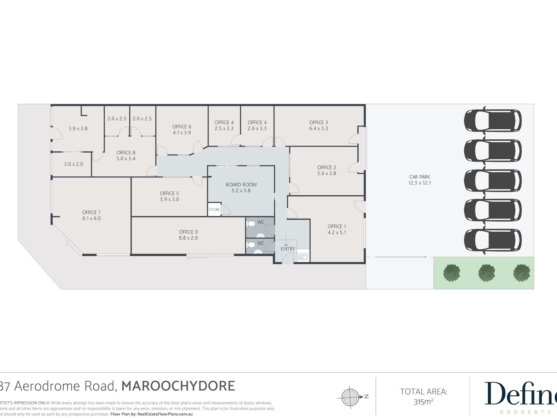6/87 Aerodrome Road, Maroochydore Floor Plan