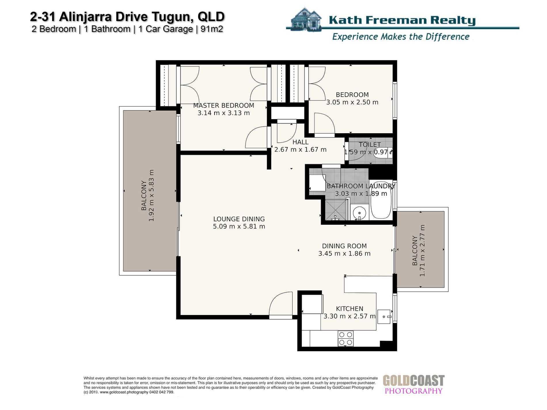 2 / 31 Alinjarra drive, Tugun