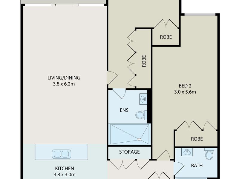 304 / 5 Powell Street, Homebush Floor Plan