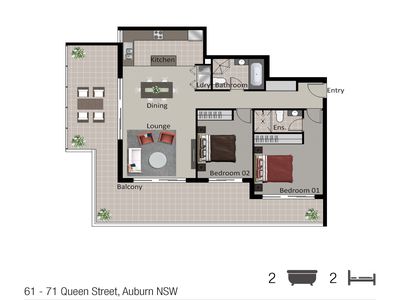 133 / 61 - 71 Queen Street, , Auburn
