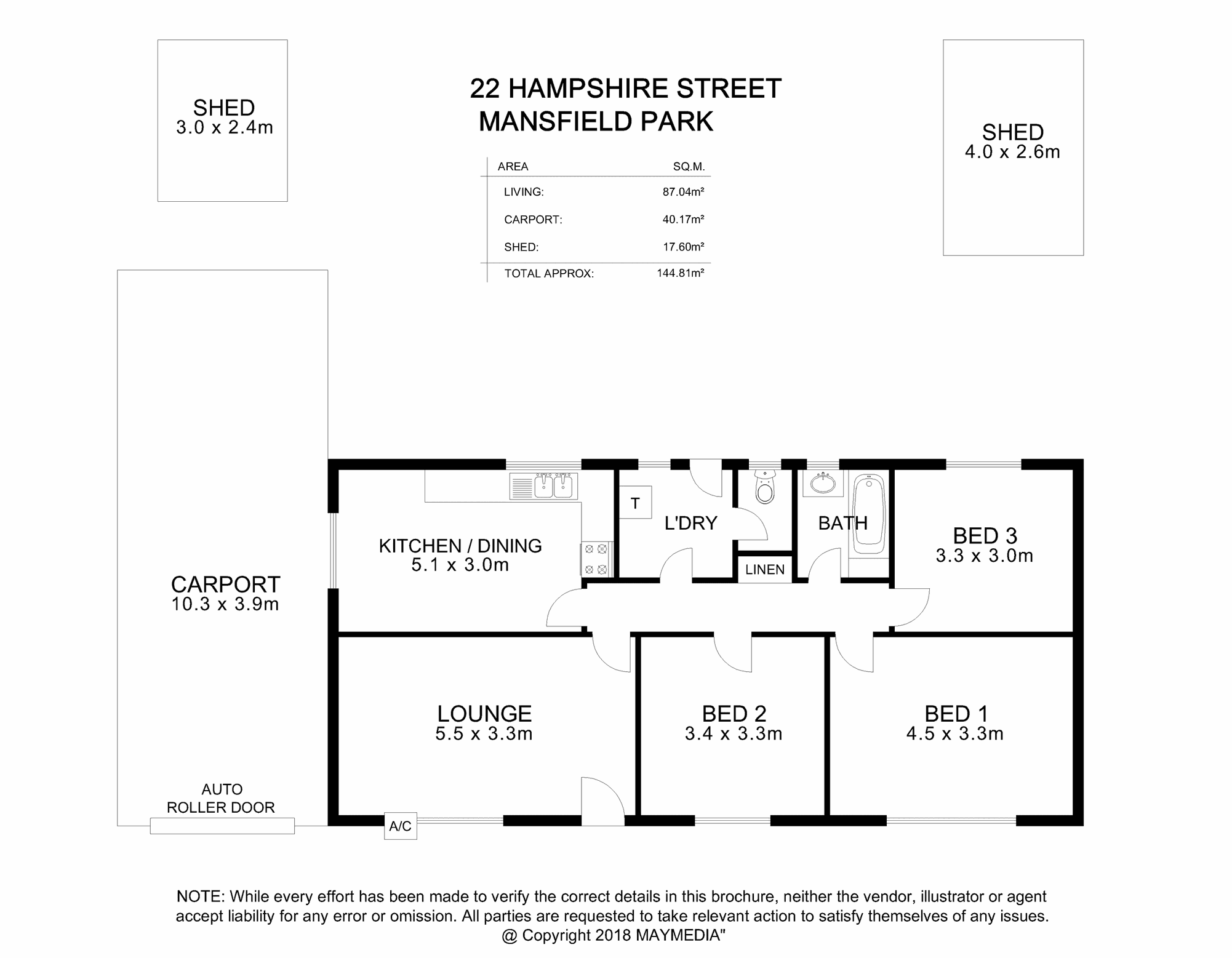 22 Hampshire Street, Mansfield Park