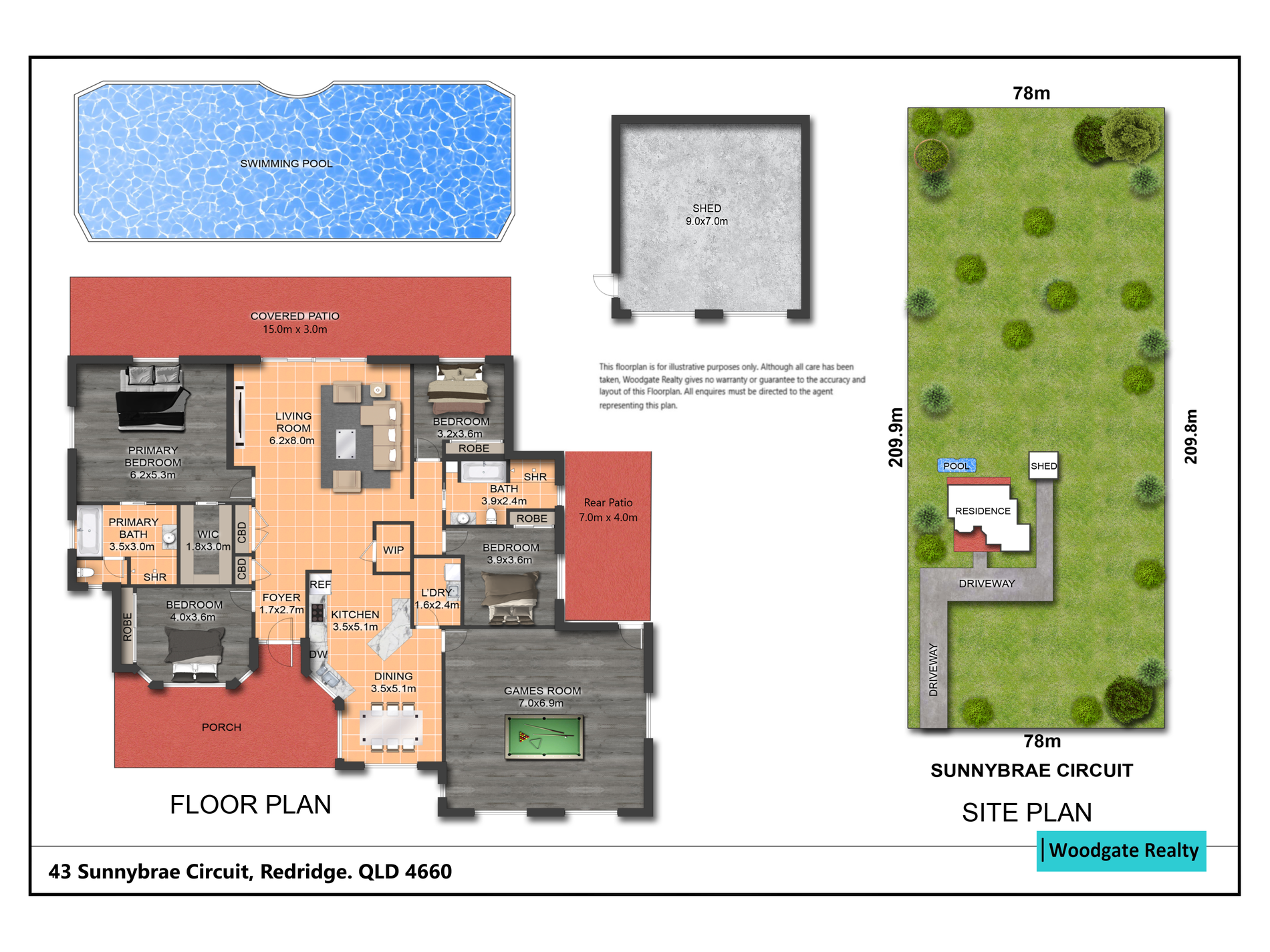 43 Sunnybrae Cct, Redridge