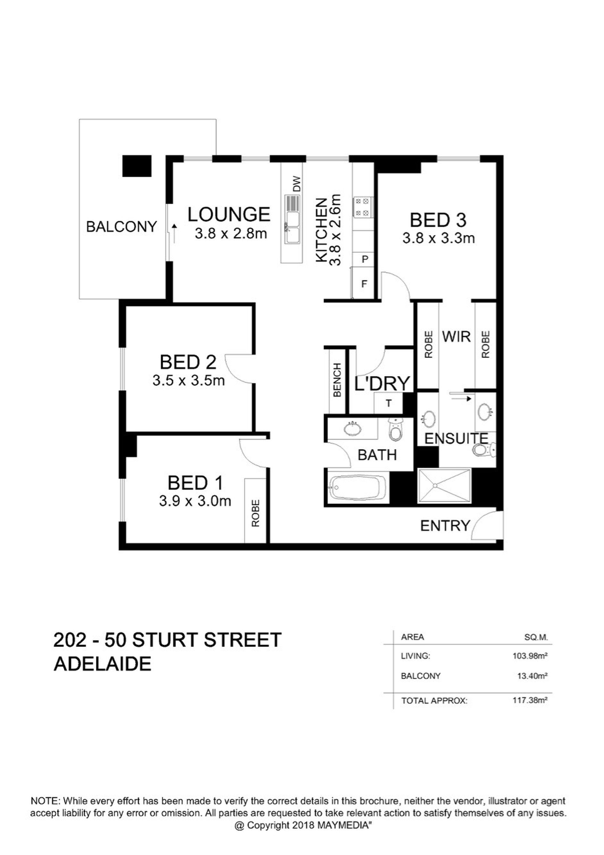 202 / 50 Sturt Street, Adelaide