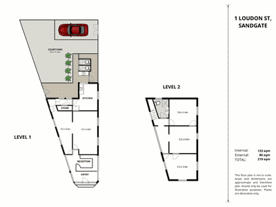 Office space 1 & 2   / 1 Loudon Street, Sandgate