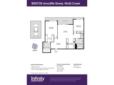 B307 / 35 Arncliffe Street, Wolli Creek