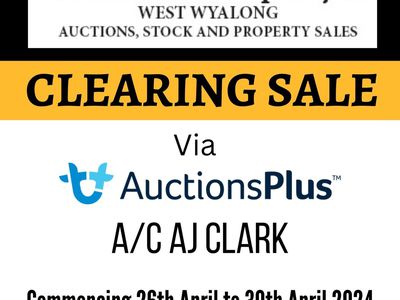 Clearing Sale 