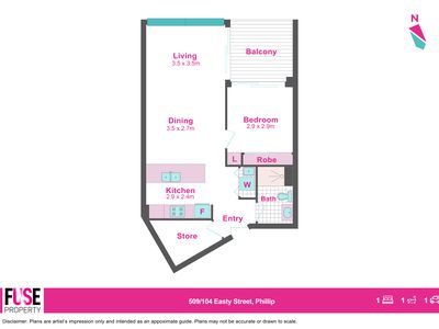 509 / 104 Easty Street, Phillip
