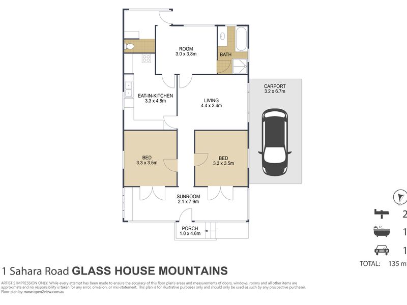 1 Sahara Road, Glass House Mountains