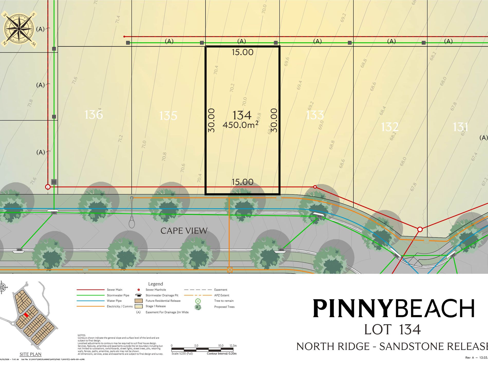 Lot 134, Cape View, Pinny Beach
