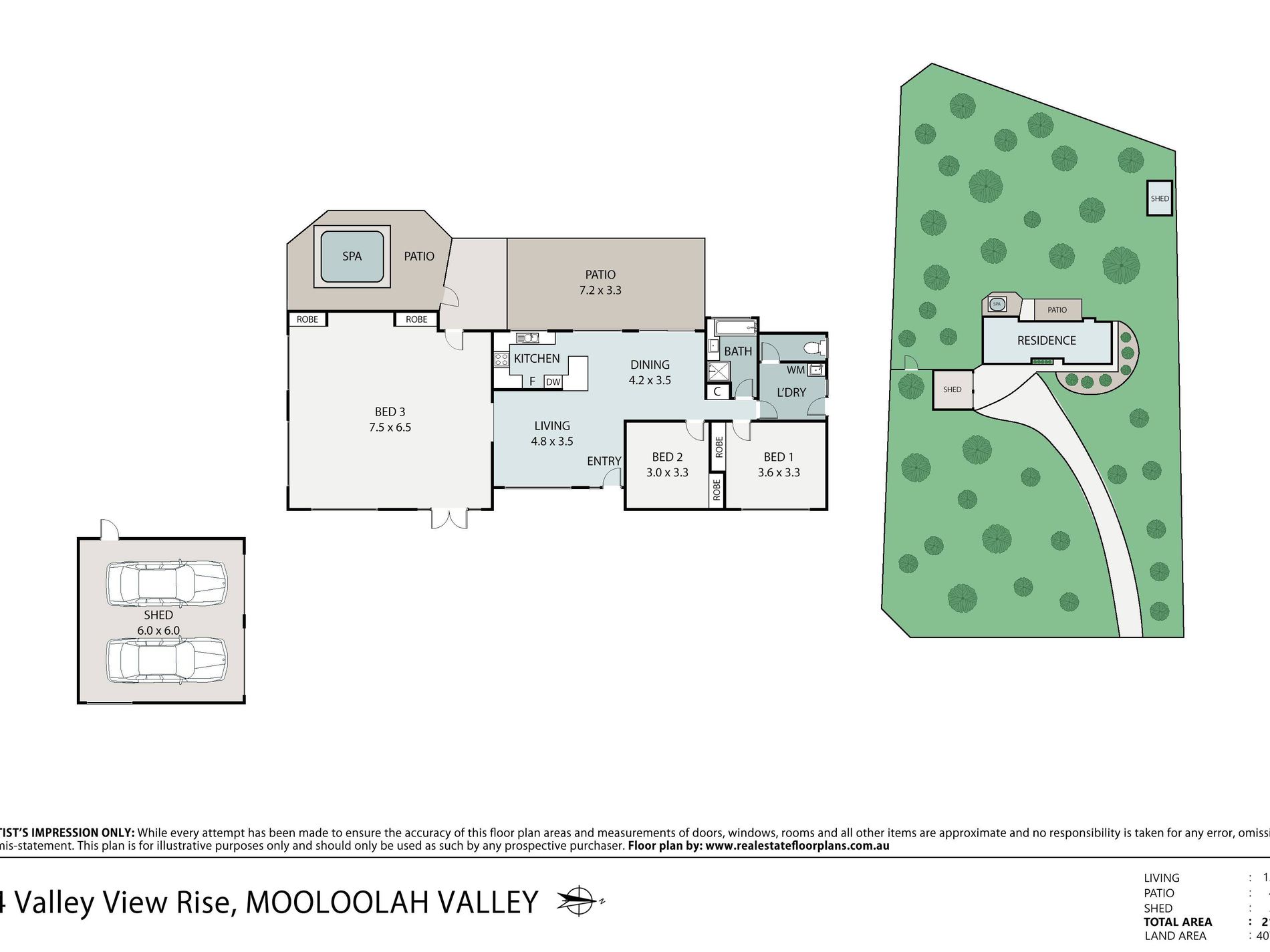 54 Valley View Rise, Mooloolah Valley Floor Plan