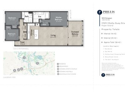 1707 / 1 Rialto Quay Drive, Hope Island