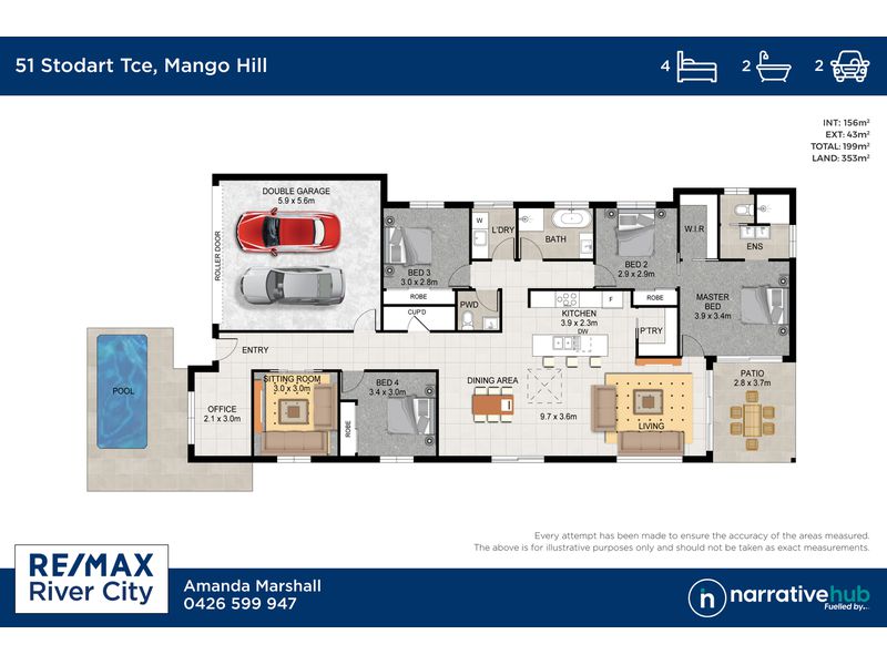 51 Stodart Terrace, Mango Hill Floor Plan