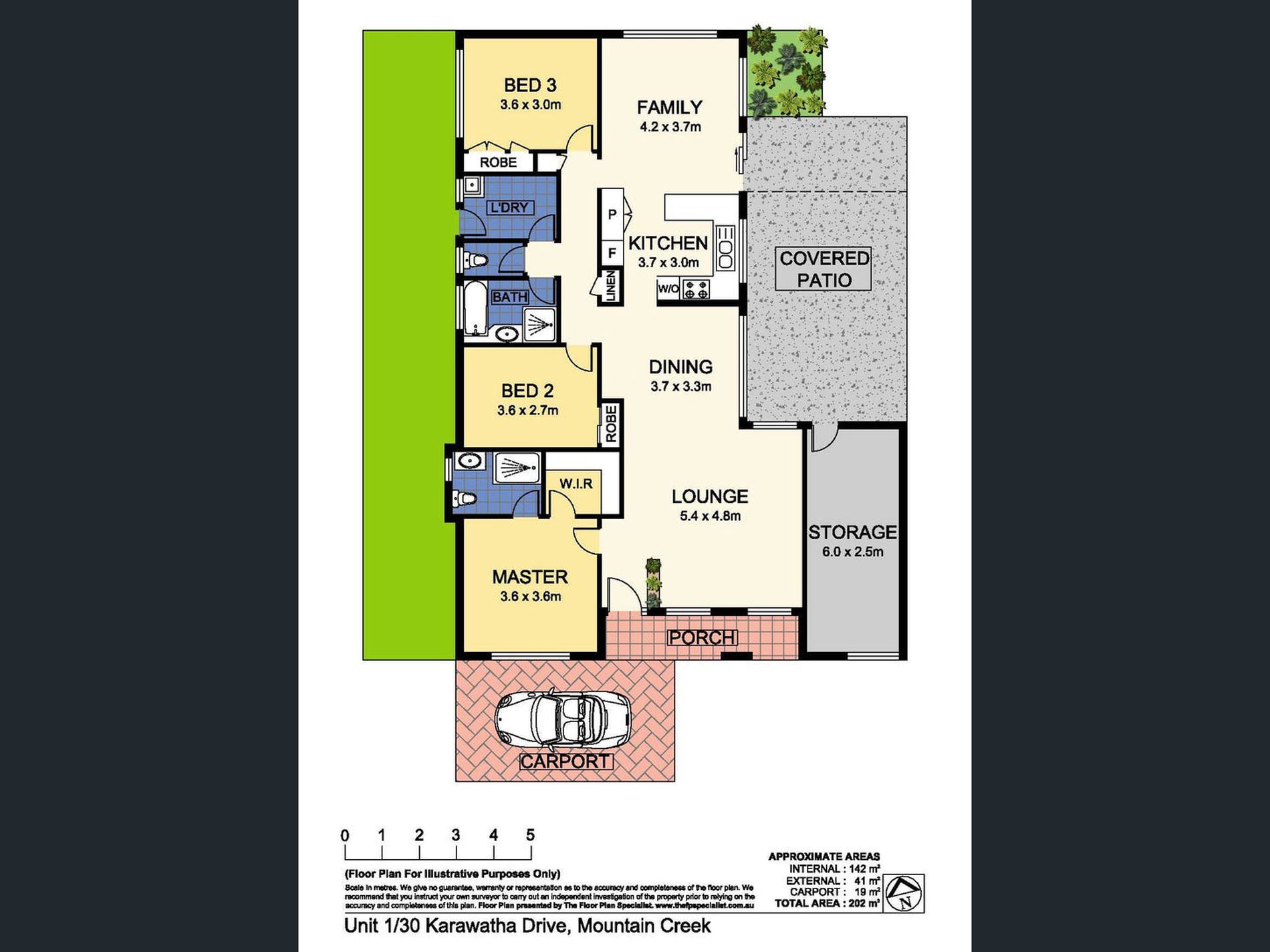 1 / 30 Karawatha Drive, Mountain Creek Floor Plan
